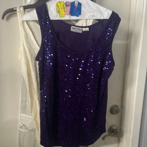 Sequined tank tops - for both